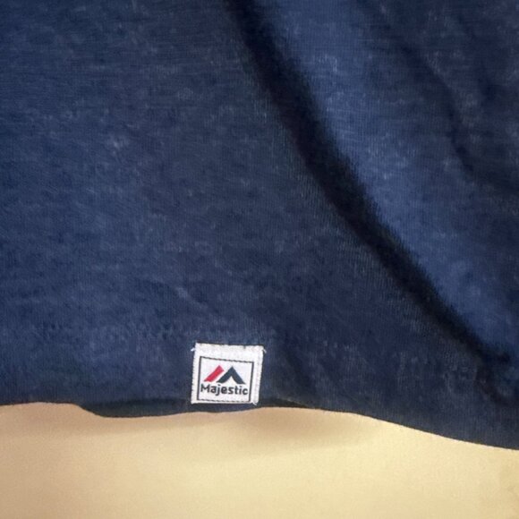 Houston Astros Womens V-Neck T-Shirt By Majestic Fan Fashion Size S Cotton/Poly - Picture 4 of 7